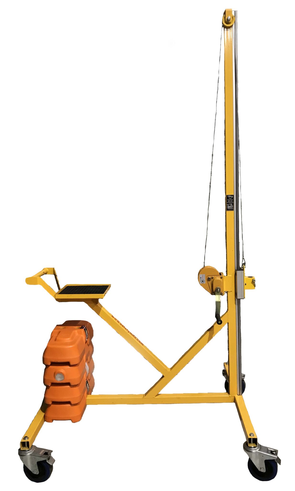 Zero G Storage Rack Zero G 2.4m Workshop Trolley System with 19kg Tool Payload Zero G Arm ...