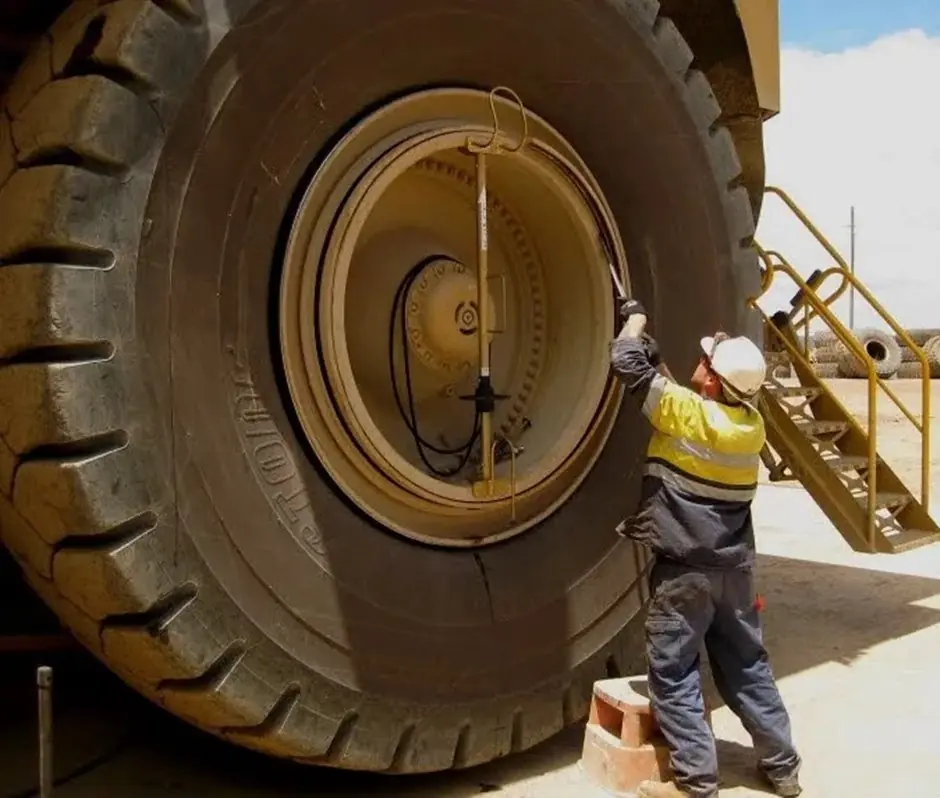 Lock Ring Catcher Being Used On Minesite