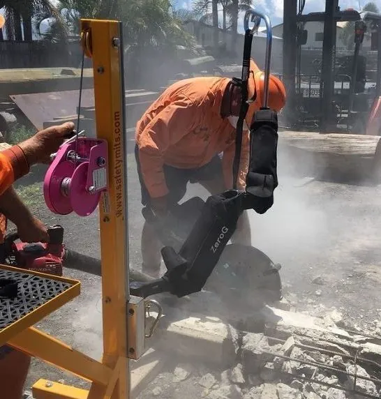 Zero G 1.2m Workshop Trolley System 19kg Tool Payload w/ Pigtail Tool Holder & Slings Image